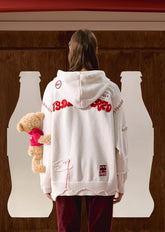 Coca-cola Bear Broken Knit Hoodie - CHINASQUAD