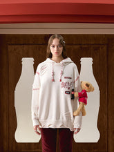 Coca-cola Bear Broken Knit Hoodie - CHINASQUAD