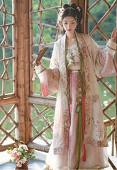 "花锦宣城"Song-Dynasty Hanfu Set - CHINASQUAD