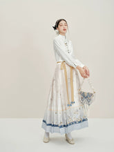 "海獭与镜" Ming-dynasty Embroidered Jacquard Hanfu - CHINASQUAD