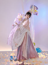 "无尽舜华" Embroidered Gradient Tang-style Hanfu - CHINASQUAD