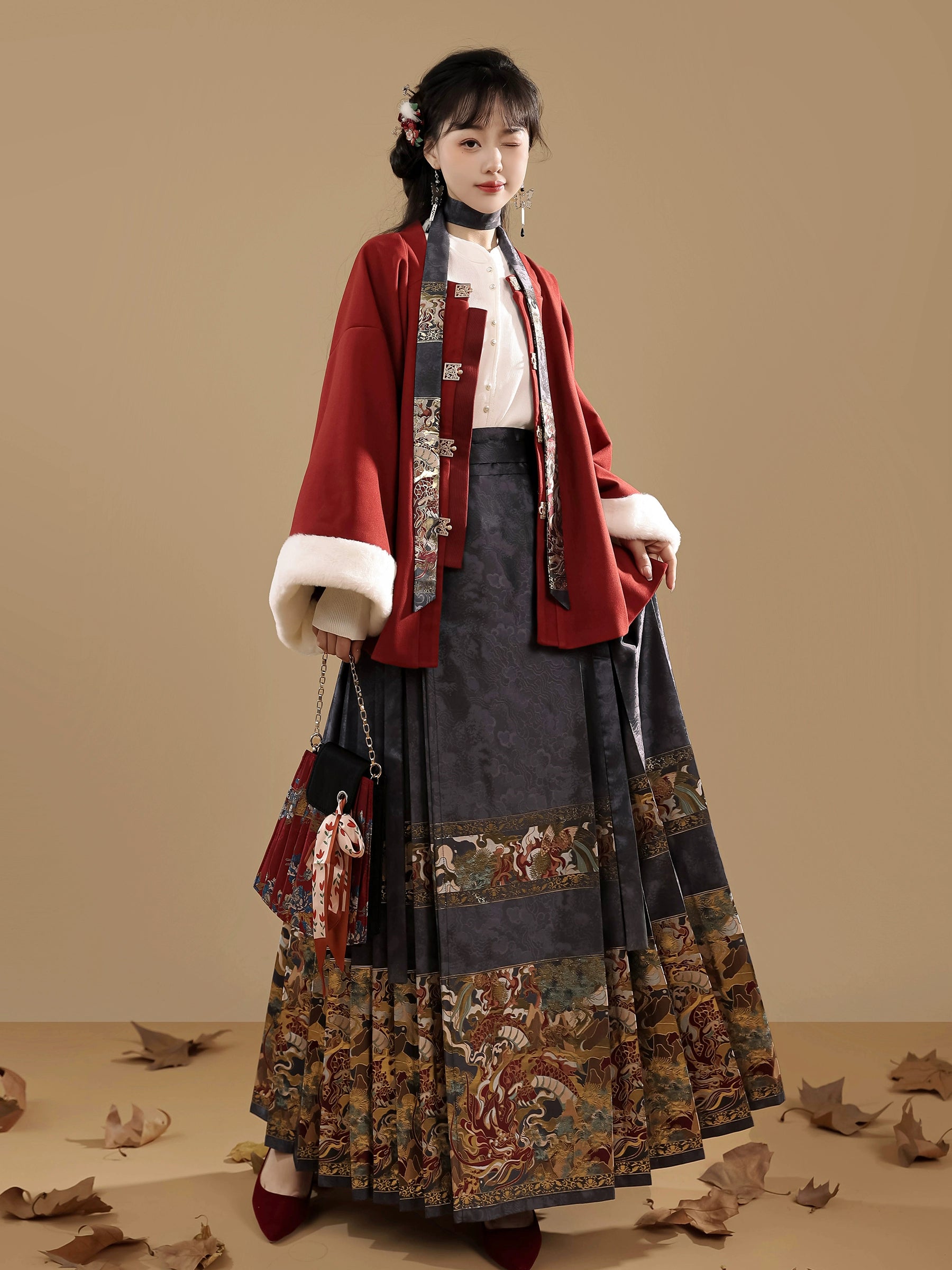 &quot;万事可期&quot;Ming- Dynasty Hanfu Set - CHINASQUAD