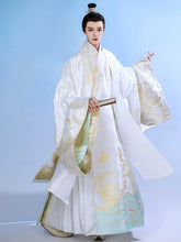 "白泽如梦" Daoist Robe & Cloak Hanfu Set - CHINASQUAD