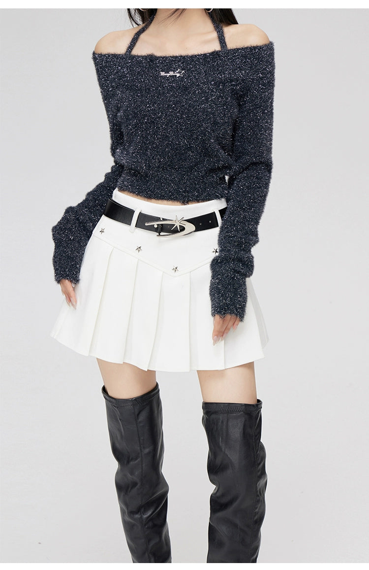 Star pleated shop skirt