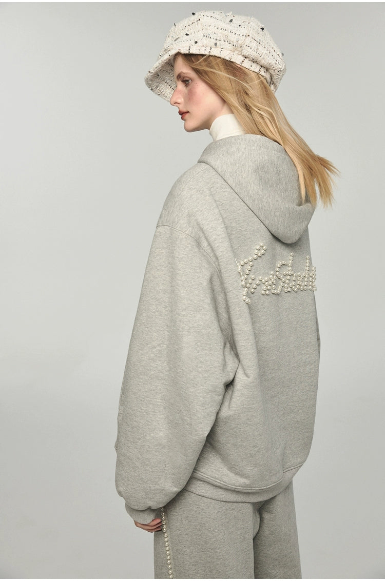 Arctic Velvet Lined Knitted Zip-up Hoodie - CHINASQUAD