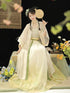 "清欢" Half-Sleeve Pibozi Waist-Coat Song Dynasty-style Hanfu - CHINASQUAD