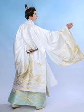 "白泽如梦" Daoist Robe & Cloak Hanfu Set - CHINASQUAD