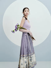 "声声竹" Purple Ming-style Skirt Hanfu - CHINASQUAD