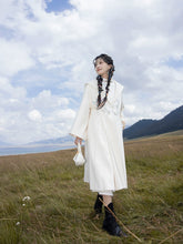 "花窗外" Modern Hanfu Wool Coat - CHINASQUAD