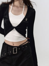 Black 2-in-1 Knitted Shirt - CHINASQUAD