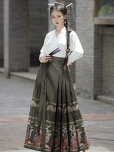 "赵昕冉" Ming-style Horse-face Hanfu Skirt - CHINASQUAD