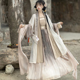 "竹影“ ”Song Dynasty-style Hanfu Set - CHINASQUAD