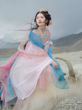 "胭脂霁月" Tang Dynasty Hanfu Set - CHINASQUAD