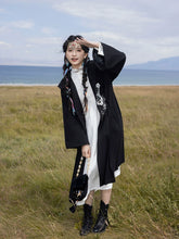 "花窗外" Modern Hanfu Wool Coat - CHINASQUAD