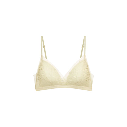 Spring Lace French Triangle Cup Bra Set - CHINASQUAD