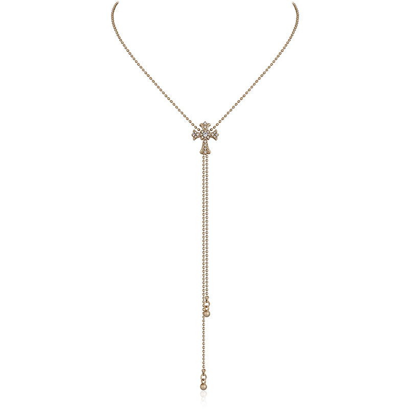 Vintage Baroque Cross Necklace - CHINASQUAD