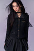 (Final Sale) Black Bouclé Blazer & Bubble Skirt Set - CHINASQUAD
