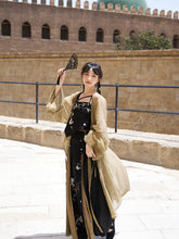 "银嵌蝶" Embroidered Hanfu Dress Set - CHINASQUAD