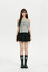 Black & Grey Cut-out Tank Top - CHINASQUAD