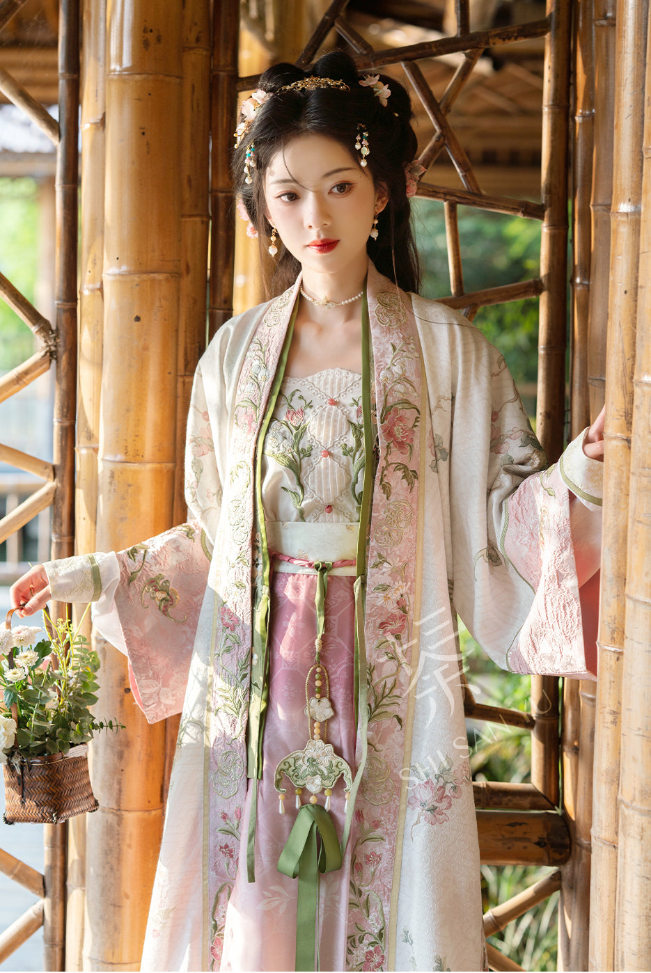 &quot;花锦宣城&quot;Song-Dynasty Hanfu Set - CHINASQUAD